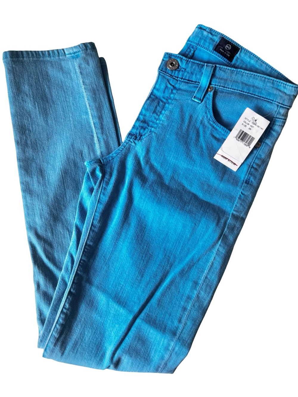 NWT AG Adriano Goldschmied Women’s The Stevie Ankle Slim Straight Jeans Size 26